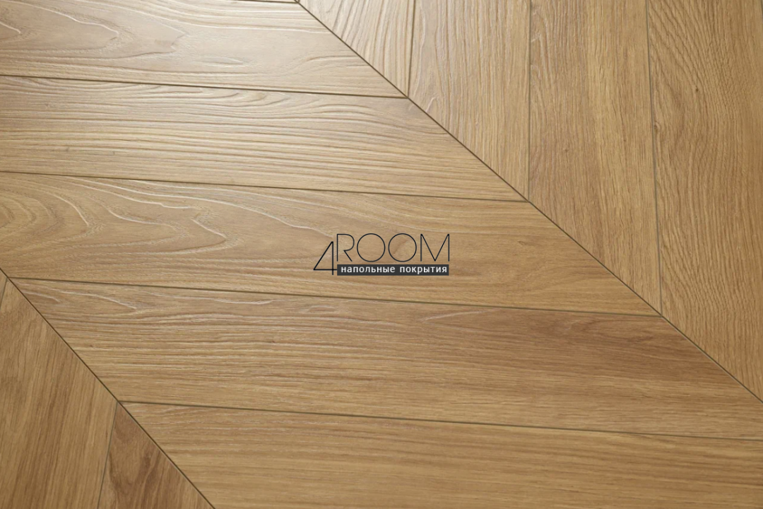 Ламинат Французская ёлочка Wood Style Chevron CH155 Дуб Халкон, 550х112х12мм, 34 класс