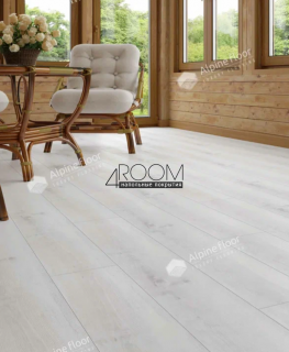 Каменно-полимерная замковая SPC плитка Alpine Floor Classic Light Дуб Выбеленный ECO 182-88 MC, 1220х183мм, 3,5/0,3мм, 34 класс