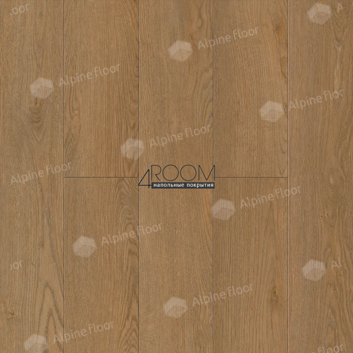 Каменно-полимерная замковая SPC плитка Alpine Floor Classic Клен классический ECO 173-6 MC, 1220х183мм, 4/0,55мм, 43 класс