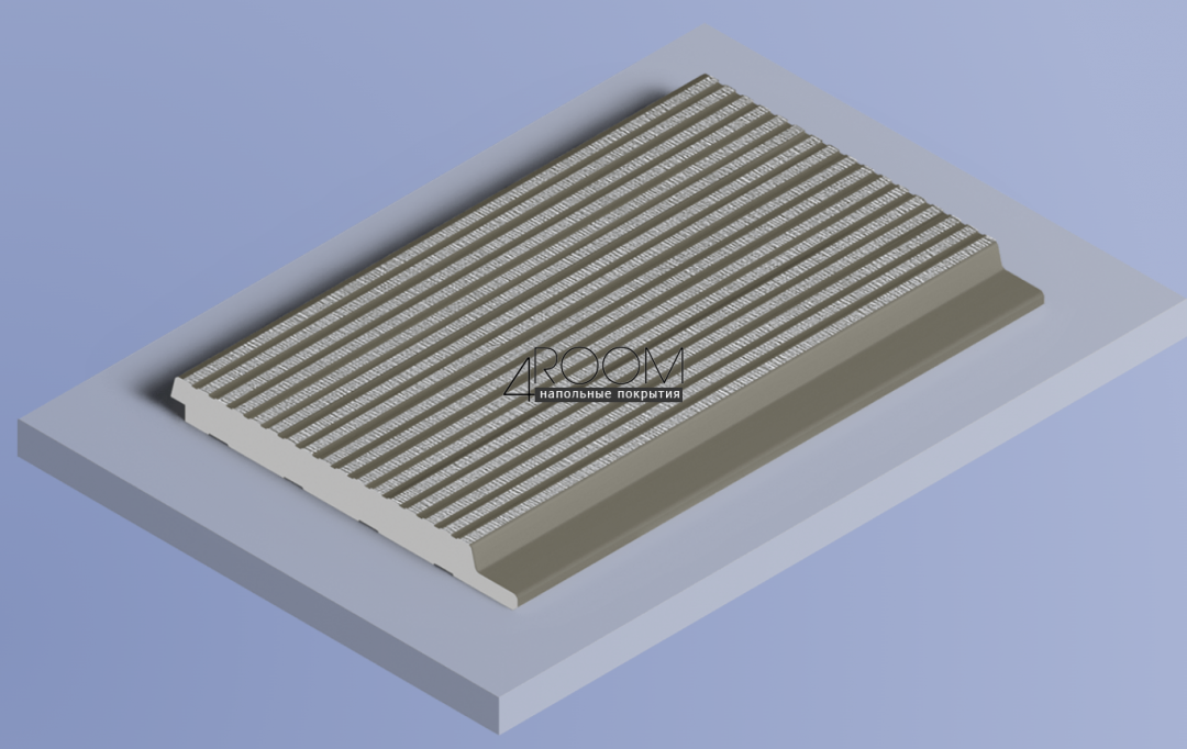 Цветная 3D панель из дюрополимера HIWOOD LV123-S339S, 120х12х2700мм