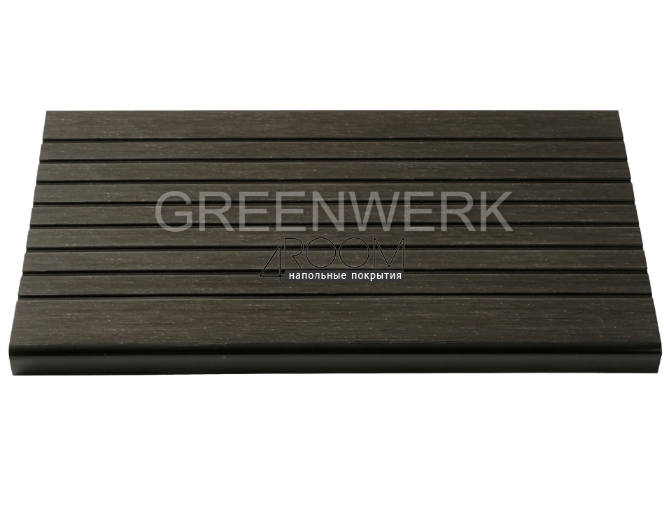 Ступень из ДПК Greenwerk Графит, 320х24мм