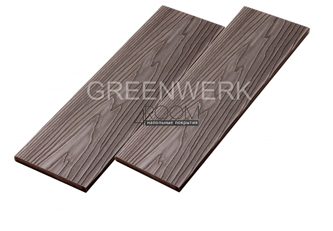 Заборная доска из ДПК Greenwerk Венге, 140х11мм