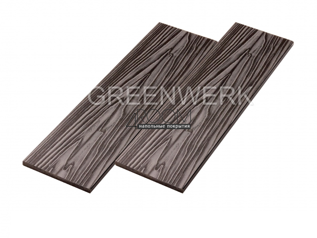 Заборная доска из ДПК Greenwerk Графит, 140х11мм