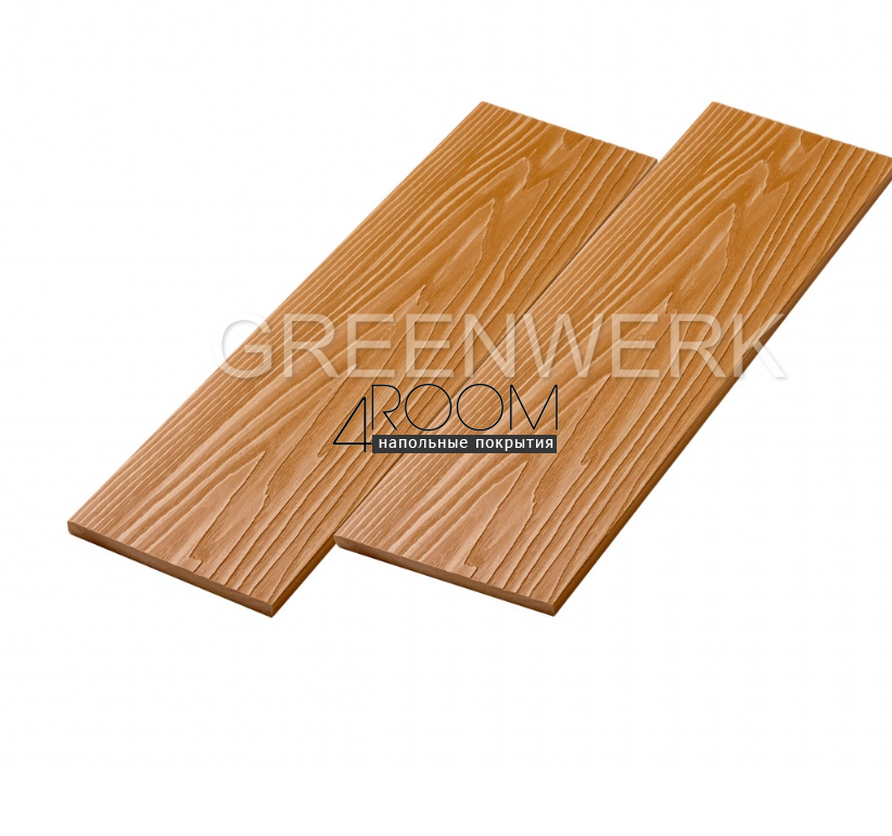 Заборная доска из ДПК Greenwerk Орех, 140х11мм