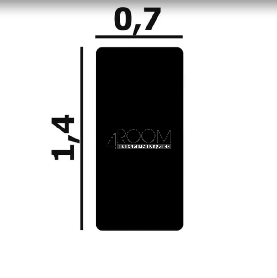 Рейка из дюрополимера под покраску - молдинг Perfect Plus P133-2800, 14х7х2800 мм