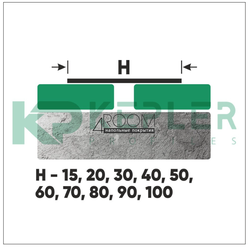 Полоса профиль из нержавеющей стали Kepler 100 ММ FB 100 Серебро полированное 100х0,8х3000 мм
