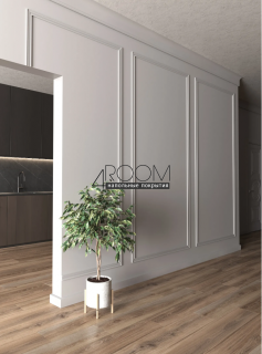 Плинтус из дюрополимера под покраску (под подсветку) Decor-Dizayn DD723, 80х16х2000мм