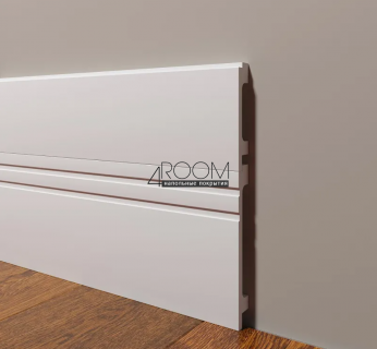Плинтус из дюрополимера под покраску (под подсветку) Decor-Dizayn DD723, 80х16х2000мм