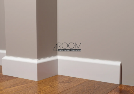 Плинтус из дюрополимера под покраску Decor-Dizayn DD47, 82х13х2000мм