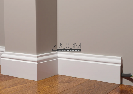 Плинтус из дюрополимера под покраску Decor-Dizayn DD15, 99х14х2000мм