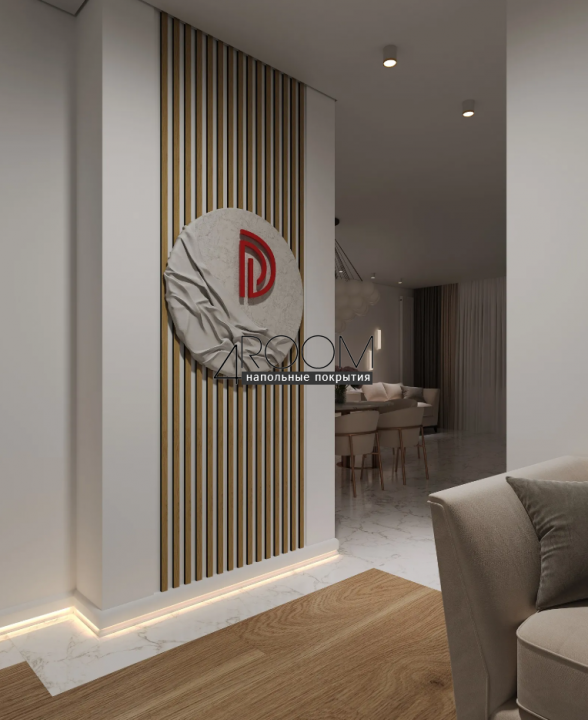 Плинтус из дюрополимера под подсветку, под покраску Decor-Dizayn DD700, 100х18,1х2000мм