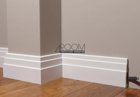 Плинтус из дюрополимера под покраску Decor-Dizayn DD704, 100х16х2000мм