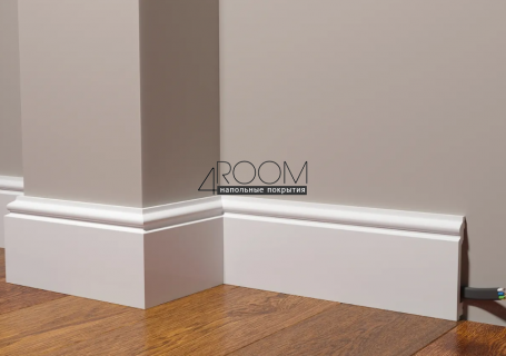 Плинтус из дюрополимера под покраску Decor-Dizayn DD701, 100х16х2000мм