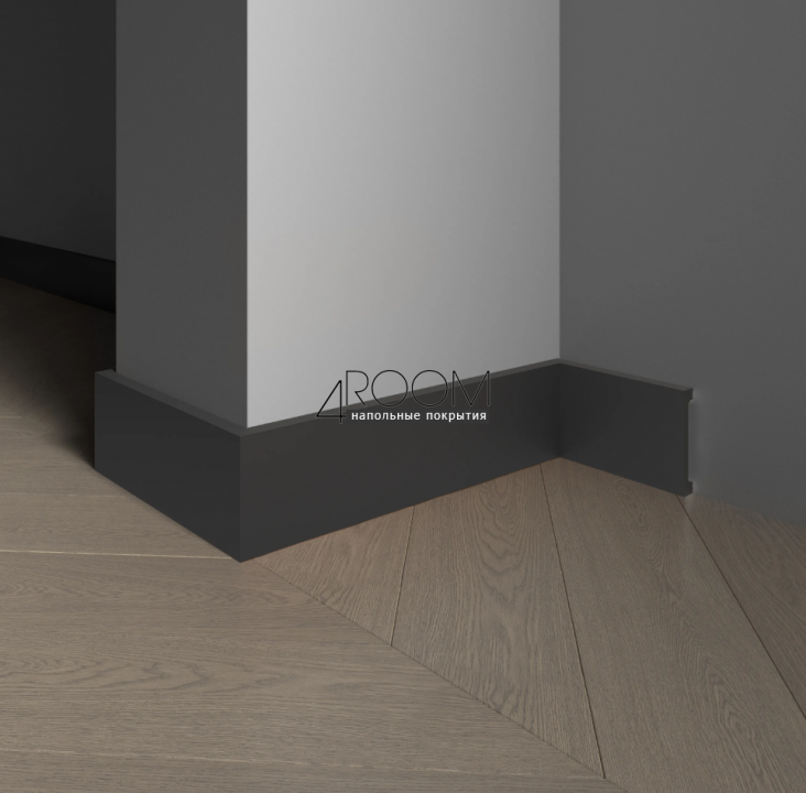 Цветной плинтус из дюрополимера Decor-Dizayn 708-100, 80х13х2400мм