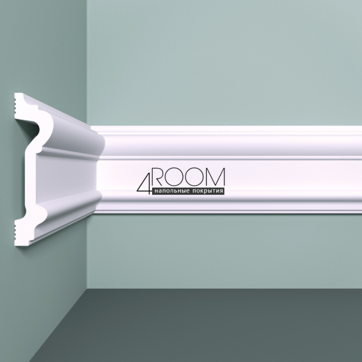 Рейка из дюрополимера под покраску - молдинг Bello Deco М1 90-23, 90х23х2000 мм