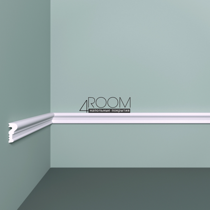 Рейка из дюрополимера под покраску - молдинг Bello Deco М2 20-9, 20х9х2000 мм
