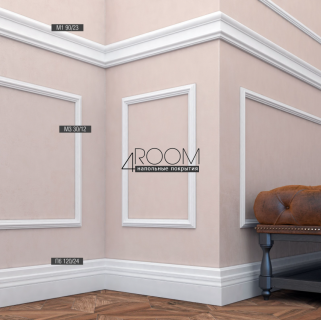 Рейка из дюрополимера под покраску - молдинг Bello Deco М3 30-12, 30х12х2000 мм