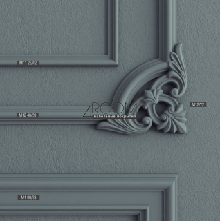 Молдинг из дюрополимера под покраску Bello Deco М11 25-12, 25х12х2000 мм