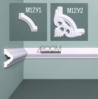 Молдинг из дюрополимера под покраску Bello Deco М12 40-20, 40х20х2000 мм