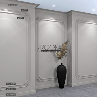 Молдинг из дюрополимера под покраску Bello Deco М12 40-20, 40х20х2000 мм