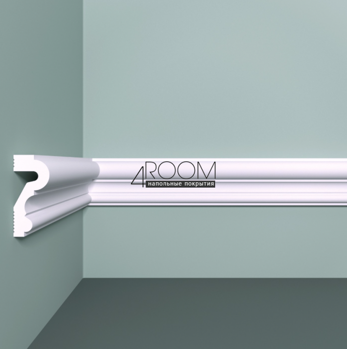 Молдинг из дюрополимера под покраску Bello Deco М23 50-22, 50х22х2000 мм