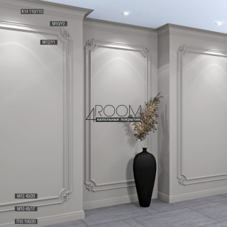 Плинтус из дюрополимера под покраску Bello Deco П10 100-20, 100х20х2000мм
