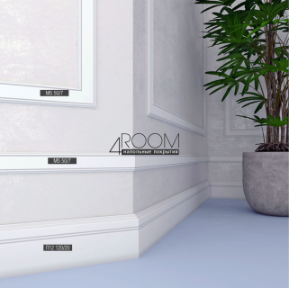 Плинтус из дюрополимера под покраску Bello Deco П12 120-20, 120х20х2000мм