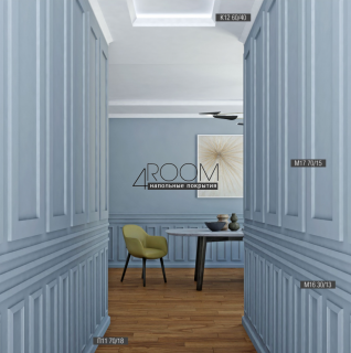 Плинтус из дюрополимера под покраску Bello Deco П20 100-10, 100х10х2000мм
