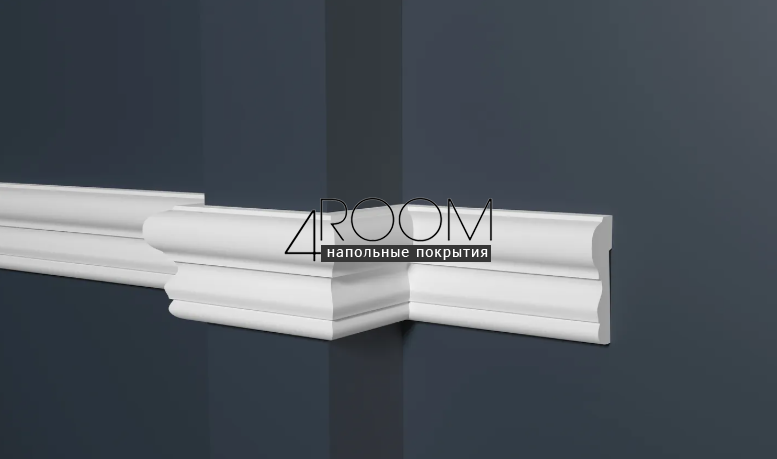Молдинг из дюрополимера под покраску  Decor-Dizayn DD400, 16x44х2000 мм