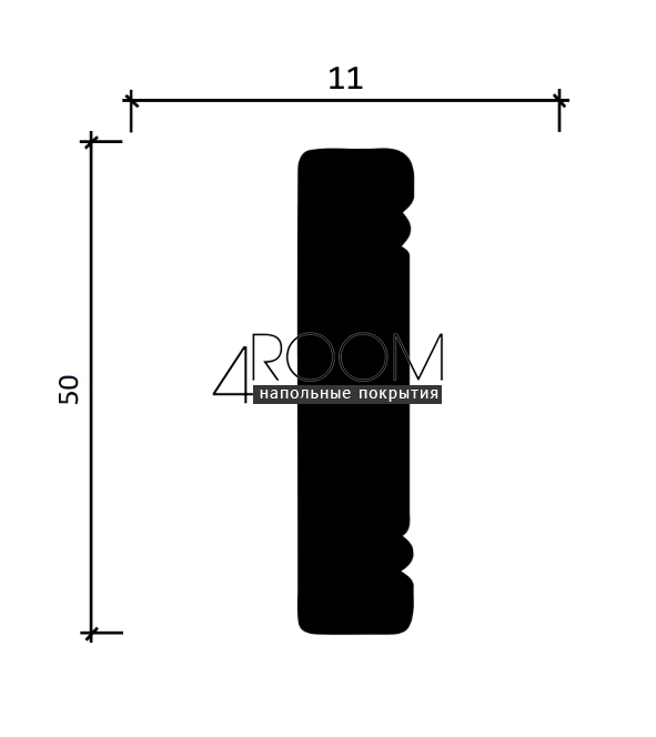 reyka-iz-dyuropolimera-pod-pokrasku-molding-decor-dizayn-dd156a-11x50h2000-mm
