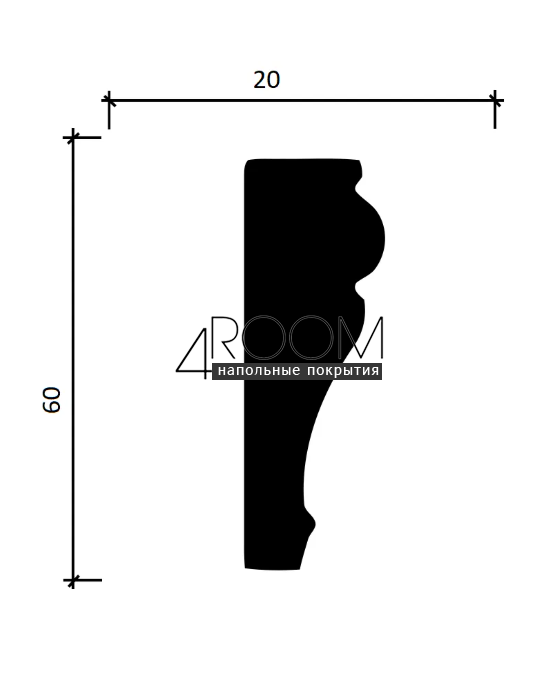 reyka-iz-dyuropolimera-pod-pokrasku-molding-decor-dizayn-dd161a-20x60h2000-mm