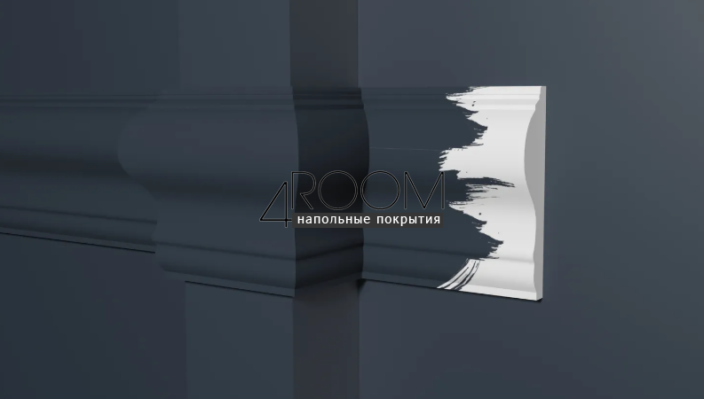 Молдинг из дюрополимера под покраску  Decor-Dizayn DD606, 19x82х2000 мм