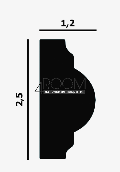 reyka-iz-dyuropolimera-pod-pokrasku-molding-perfect-plus-p235f-gibkiy-12h25h2000-mm