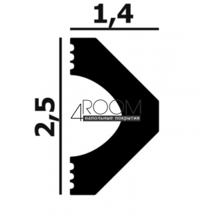 reyka-iz-dyuropolimera-pod-pokrasku-molding-perfect-plus-p134-2800-14h25h2800-mm