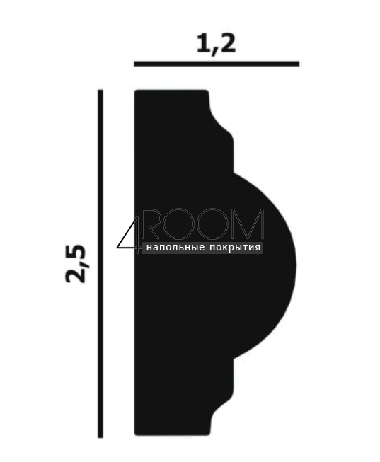 reyka-iz-dyuropolimera-pod-pokrasku-molding-perfect-plus-p35-2000-12h25h2000-mm