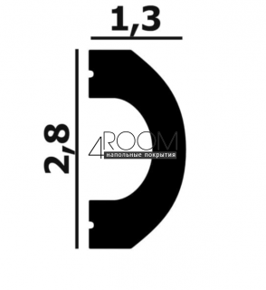 reyka-iz-dyuropolimera-pod-pokrasku-molding-perfect-plus-p127-2000-13h28h2000-mm
