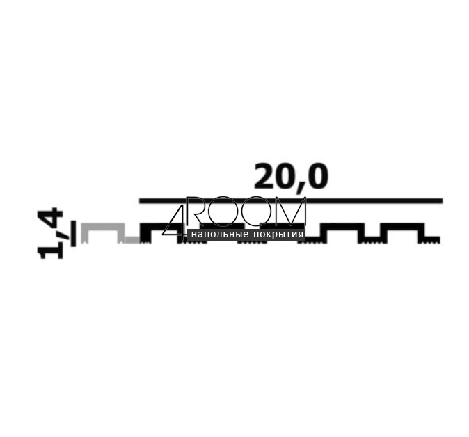 reyka-iz-dyuropolimera-pod-pokrasku-molding-perfect-plus-p123-2800-14h30h2800-mm