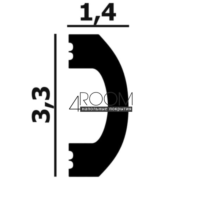 reyka-iz-dyuropolimera-pod-pokrasku-molding-perfect-plus-p135-2000-14h33h2000-mm