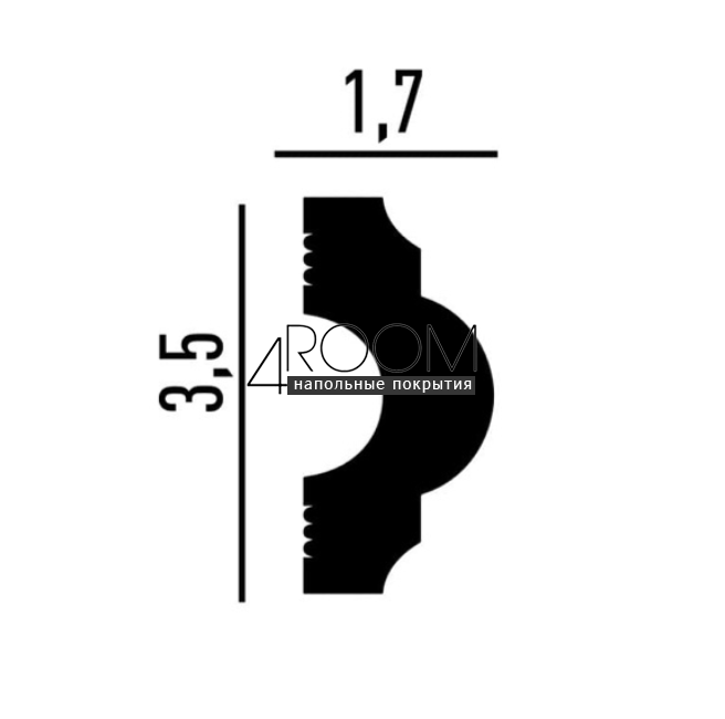 reyka-iz-dyuropolimera-pod-pokrasku-molding-perfect-plus-p154-2000-17h35h2000-mm