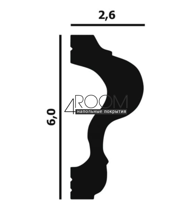 reyka-iz-dyuropolimera-pod-pokrasku-molding-perfect-plus-p60-2000-26h60h2000-mm