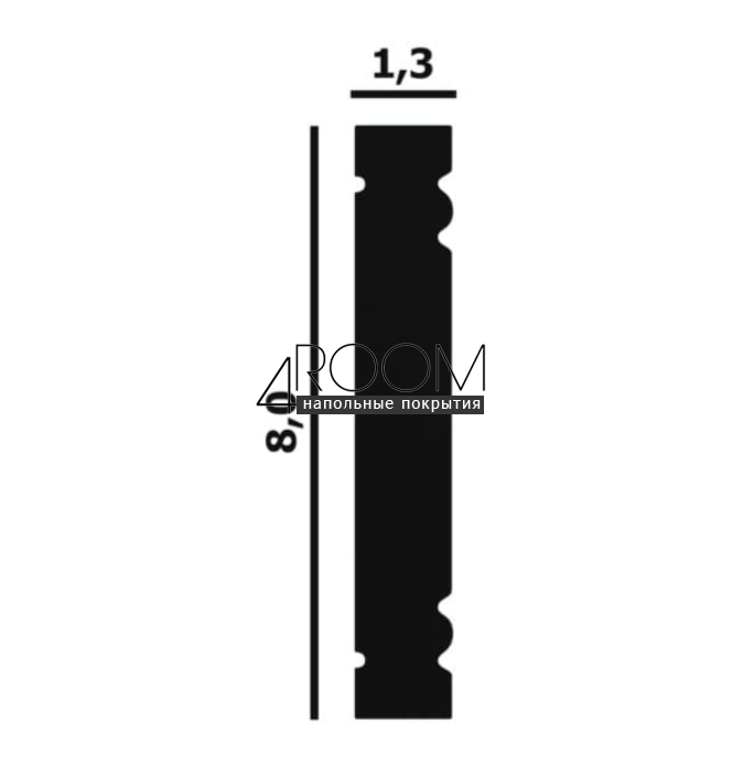 reyka-iz-dyuropolimera-pod-pokrasku-molding-perfect-plus-p78-2000-13h80h2000-mm